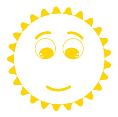 Vector sun illustration