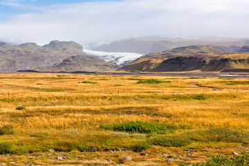 Summer Iceland Landscape