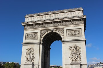 Fototapeta na wymiar Arc de triomphe paris