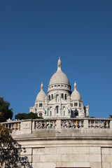 Fototapeta na wymiar Sacre coeur montmartre in paris