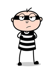 Disappointed Unhappy Cartoon Gangster Face