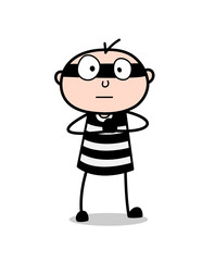 Fearful Prisoner with Folded Hands