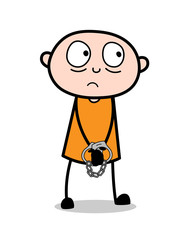 Innocent Comic Burglar Face Expression