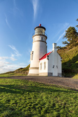 Fototapeta na wymiar Heceta Head Lighthouse, Pacific coast, built in 1892, Oregon USA