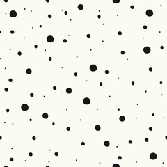 Seamless pattern with white dot.