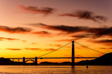 Golden Gate Bridge Sonnenuntergang