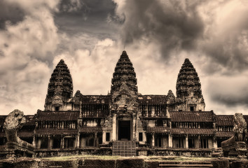 Fototapeta na wymiar Temple in Ankor Wat
