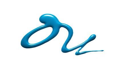 Nail polish isolated on white 