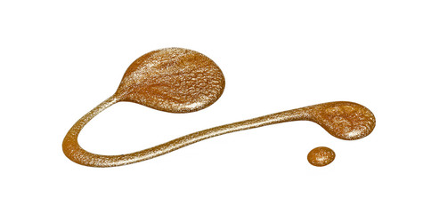 Nail polish isolated on white 