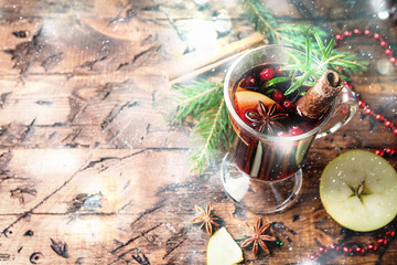 christmas hot mulled wine