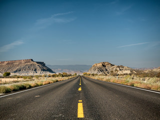 Highway in Grand Escalante Utah