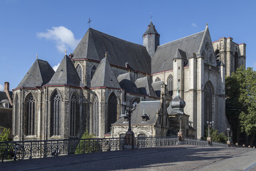 Fototapeta na wymiar Saint Michael's Church - Ghent -Belgium