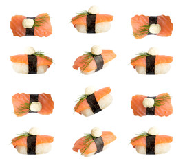 Nigiri Sushi with Salmon