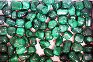 green malachite mineral texture