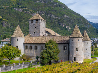 Fototapeta na wymiar Schloss Maretsch Castle in Bolzano, South Tyrol