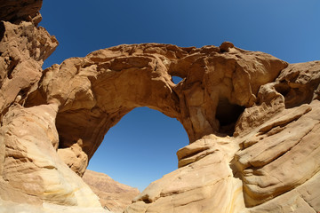 Fototapeta premium The big arch in Timna park.