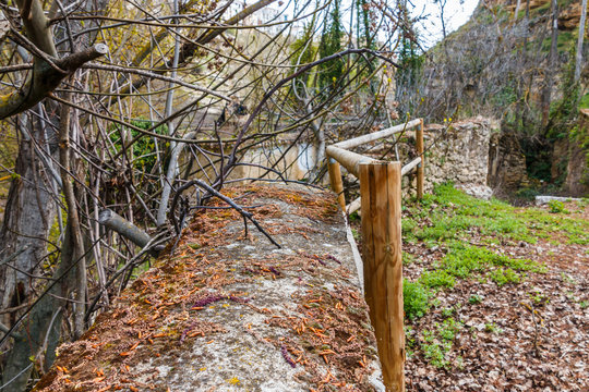 Viejo muro de piedra