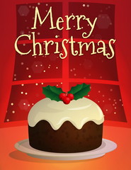 Christmas and New Year card template