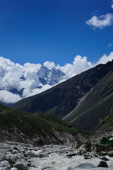 Landslide River, Everest Base Camp Trek From Dingboche to Lobuche , Nepal