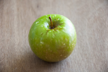 Ripe juicy green apple