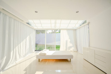 white minimalist interior