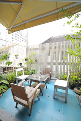 outdoor furniture on patio