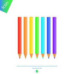 Pencil set vector
