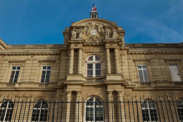 Fototapeta na wymiar The Luxembourg palace, Paris, France.