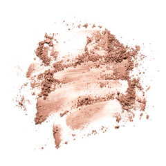 Face powder isolated on white background