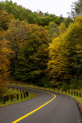 Curvy Autumn Mountain Roads - West Virginia