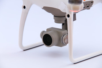 Perspective view of drone camera