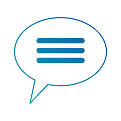 speech bubble isolated icon