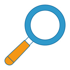 magnifying glass isolated icon