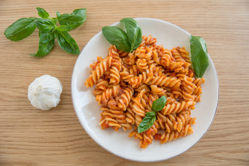 Pasta mit Tomatensauce