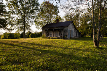 Abandoned Farm House at Evening - Kentucky
