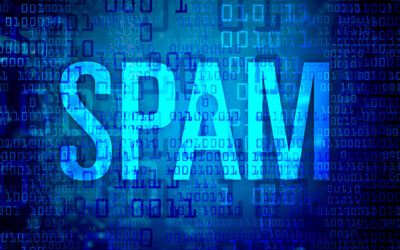 spam at a computer or smart phone