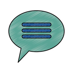 speech bubble isolated icon