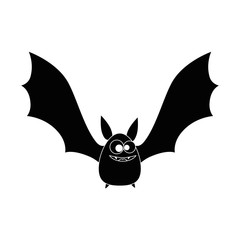 vampire black flying icon