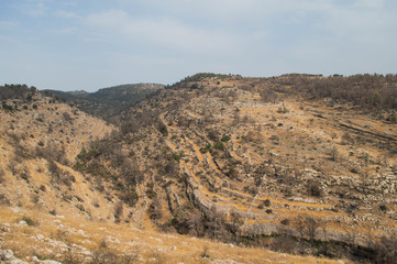 landscape in israel