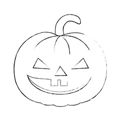 pumpkin hallooween decorative icon
