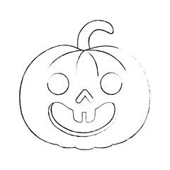 pumpkin hallooween decorative icon