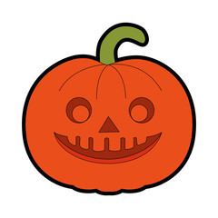 pumpkin hallooween decorative icon