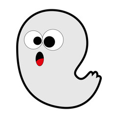 funny ghost halloween character
