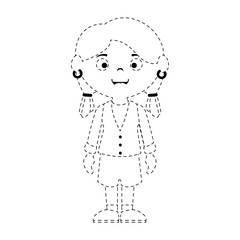 little girl avatar character