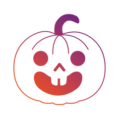 pumpkin hallooween decorative icon