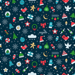 Christmas seamless pattern