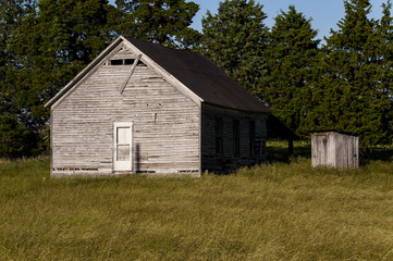 Fototapeta na wymiar Abandoned One Room Country School - Eastern Kentucky