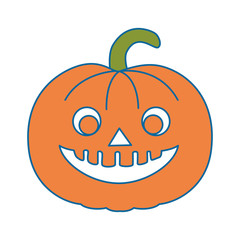 pumpkin hallooween decorative icon