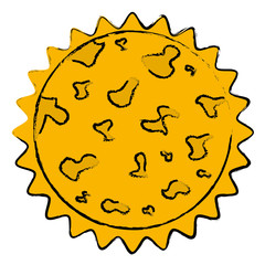 sun star isolated icon