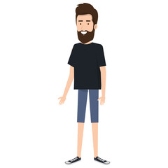 Fototapeta premium young man avatar character